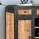 preview thumbnail 8 of 6, Carmine Modern Industrial Mango Wood Wine Rack by Christopher Knight Home