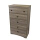 preview thumbnail 8 of 8, American Furniture Classics Mulberry Collection Three Piece Bedroom set including Headboard, Five Drawer Chest, and Night Stand