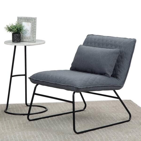 slide 2 of 9, WYNDENHALL Cohan 25 inch Wide Modern Accent chair with Lumbar Pillow - 25.2 x 28.7 x 28 N/A