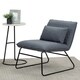 preview thumbnail 1 of 7, WYNDENHALL Cohan 25 inch Wide Modern Accent chair with Lumbar Pillow - 25.2 x 28.7 x 28 N/A