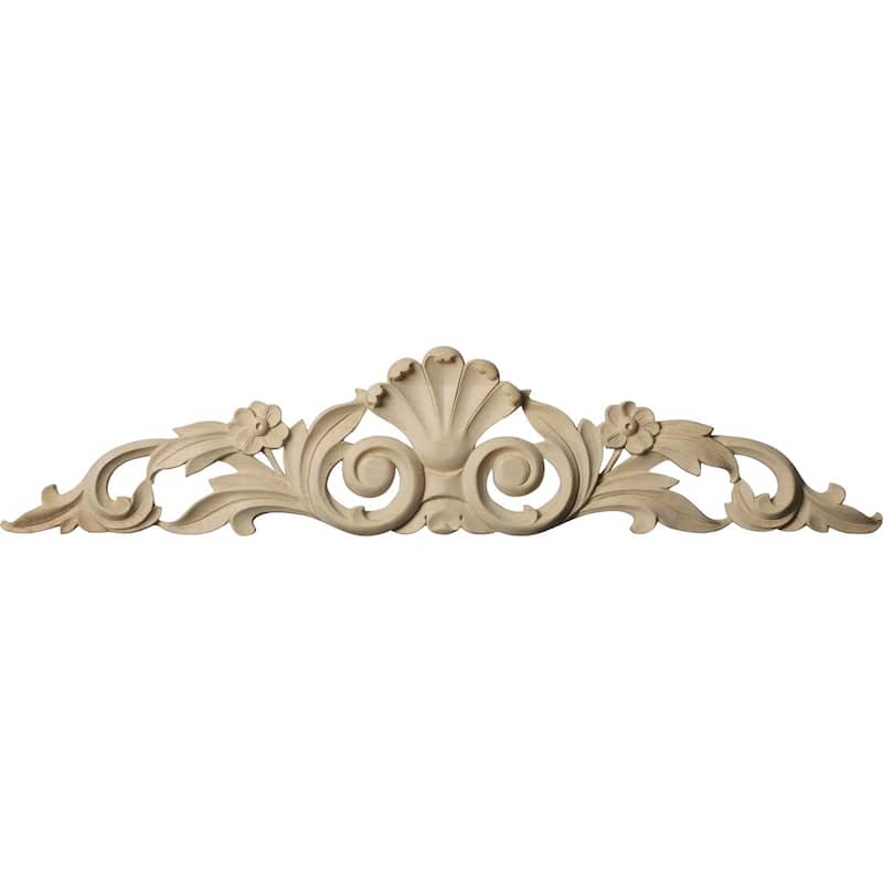 24 1/8"W x 5 1/8"H x 3/4"D Medium Farmingdale Center with Scrolls - Lindenwood - 2-Pack