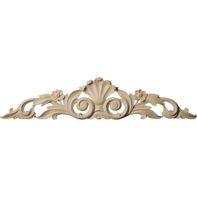 24 1/8"W x 5 1/8"H x 3/4"D Medium Farmingdale Center with Scrolls