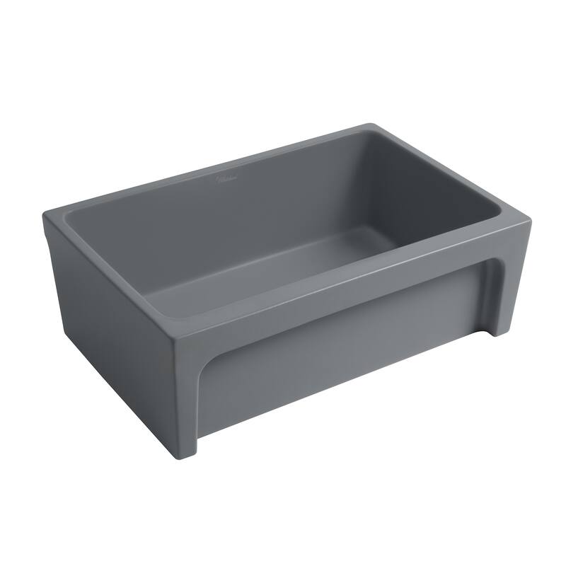 Whitehaus Glencove 30" Reversible Matte Kitchen Fireclay Sink