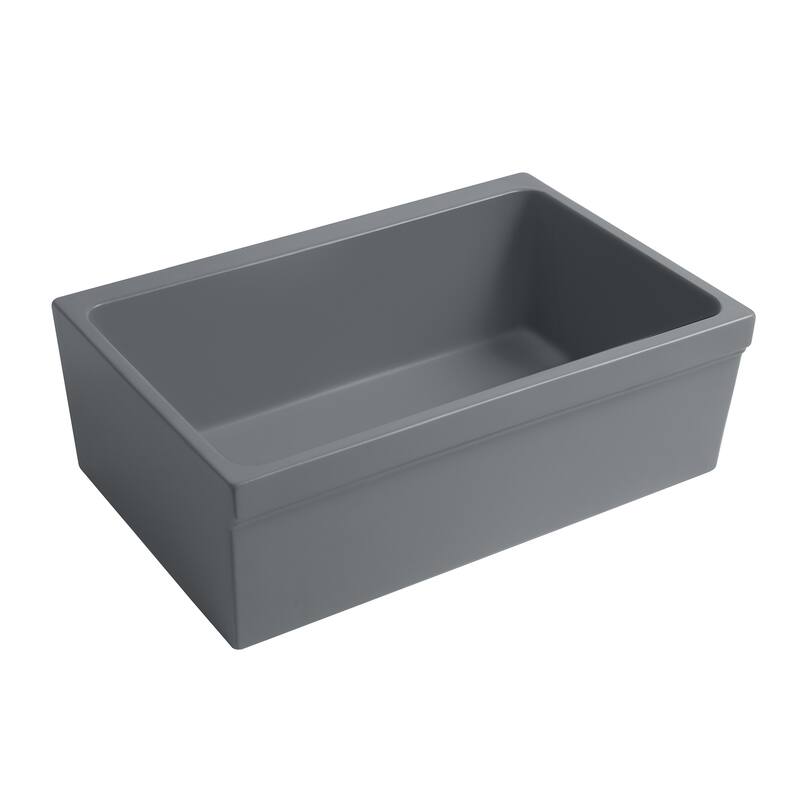 Whitehaus Glencove 30" Reversible Matte Kitchen Fireclay Sink
