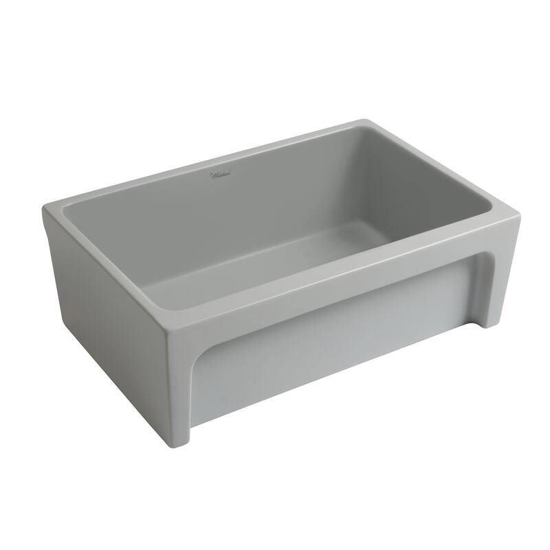 Whitehaus Glencove 30" Reversible Matte Kitchen Fireclay Sink