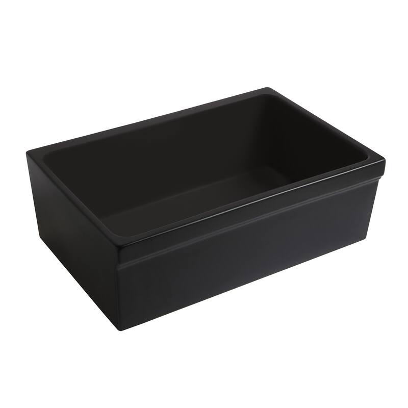 Whitehaus Glencove 30" Reversible Matte Kitchen Fireclay Sink