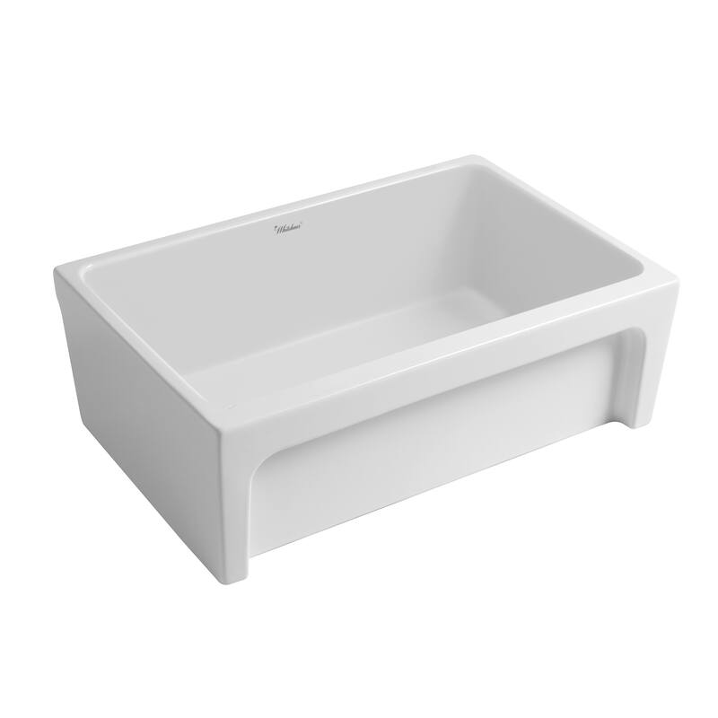 Whitehaus Glencove 30" Reversible Matte Kitchen Fireclay Sink