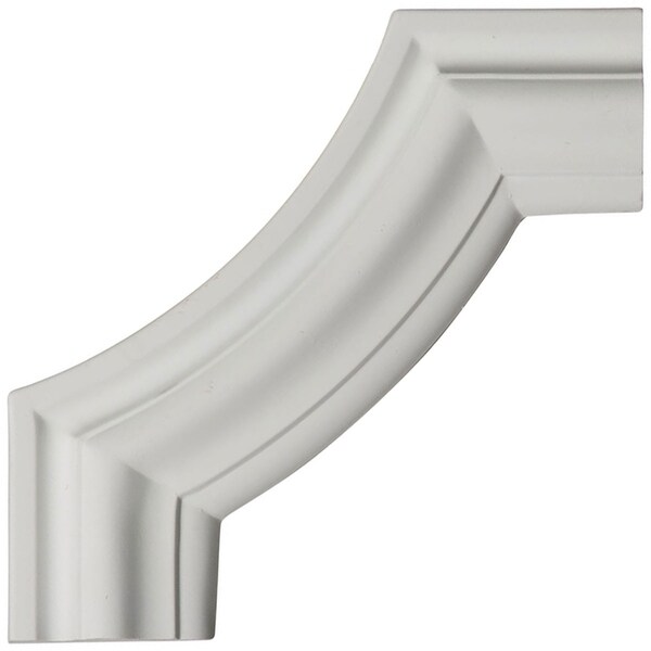 8"W x 8"H x 3/4"P Pompeii Panel Moulding Corner (matches moulding PML02X00PO)