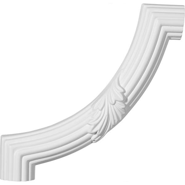 8 7/8"W x 8 7/8"H Reeded Acanthus Leaf Panel Moulding Corner (matches moulding PML01X01AC)