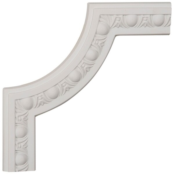 10"W x 10"H x 5/8"P Raymond Egg & Dart Panel Moulding Corner (matches moulding PML02X00RA)