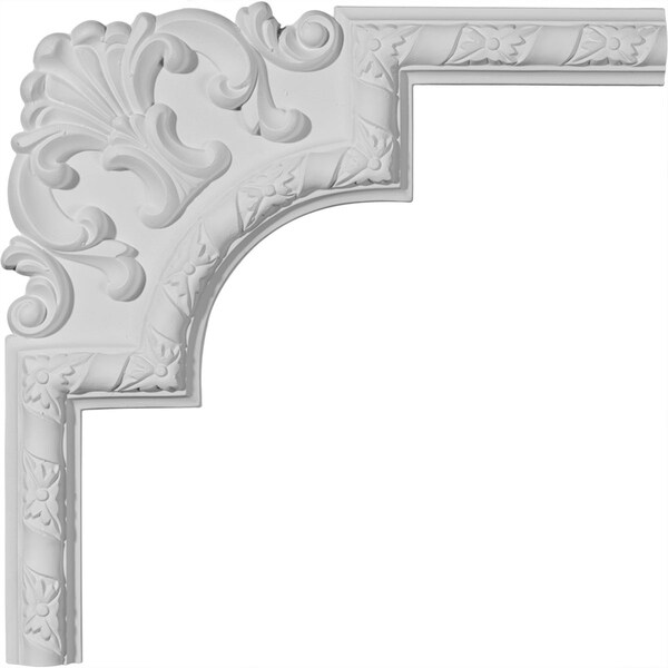 13 1/2"W x 13 1/2"H Kendall Panel Moulding Corner II (matches moulding PML01X00KD)