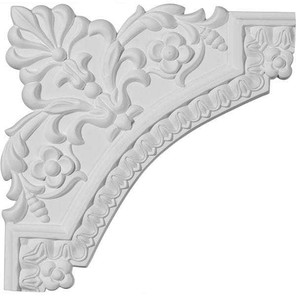 11 3/4"W x 11 3/4"H Lanarkshire Panel Moulding Corner (matches moulding PML01X00LA)