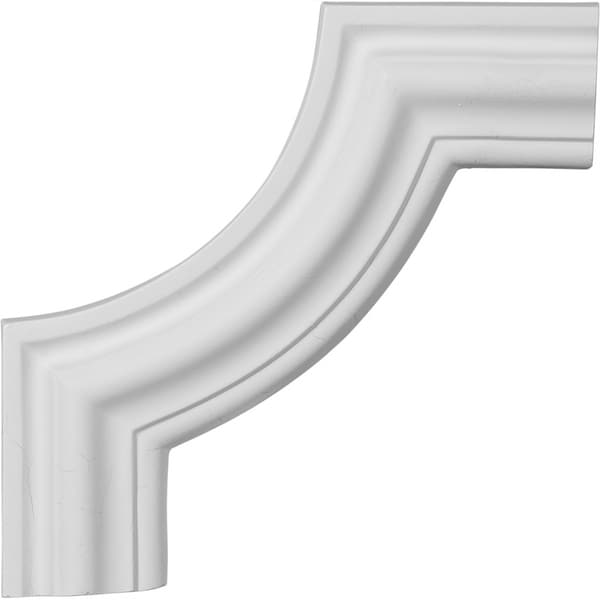 10 1/2"W x 10 1/2"H Pompeii Panel Moulding Corner (matches moulding PML02X00PO)