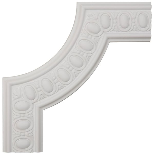 12"W x 12"H x 3/4"P Caputo Egg & Dart Panel Moulding Corner (matches moulding PML03X00CA)