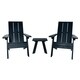 2 Barcelona Modern Adirondack Chairs, 1 Barcelona Side Table - Thumbnail 11