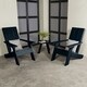 2 Barcelona Modern Adirondack Chairs, 1 Barcelona Side Table - Thumbnail 13
