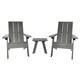 2 Barcelona Modern Adirondack Chairs, 1 Barcelona Side Table - Thumbnail 7