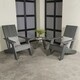 2 Barcelona Modern Adirondack Chairs, 1 Barcelona Side Table - Thumbnail 8