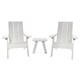 2 Barcelona Modern Adirondack Chairs, 1 Barcelona Side Table - Thumbnail 16