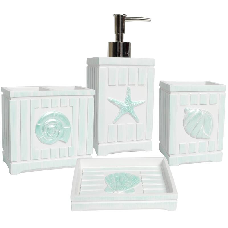 Beach Shells Handcrafted Bathroom Accessories