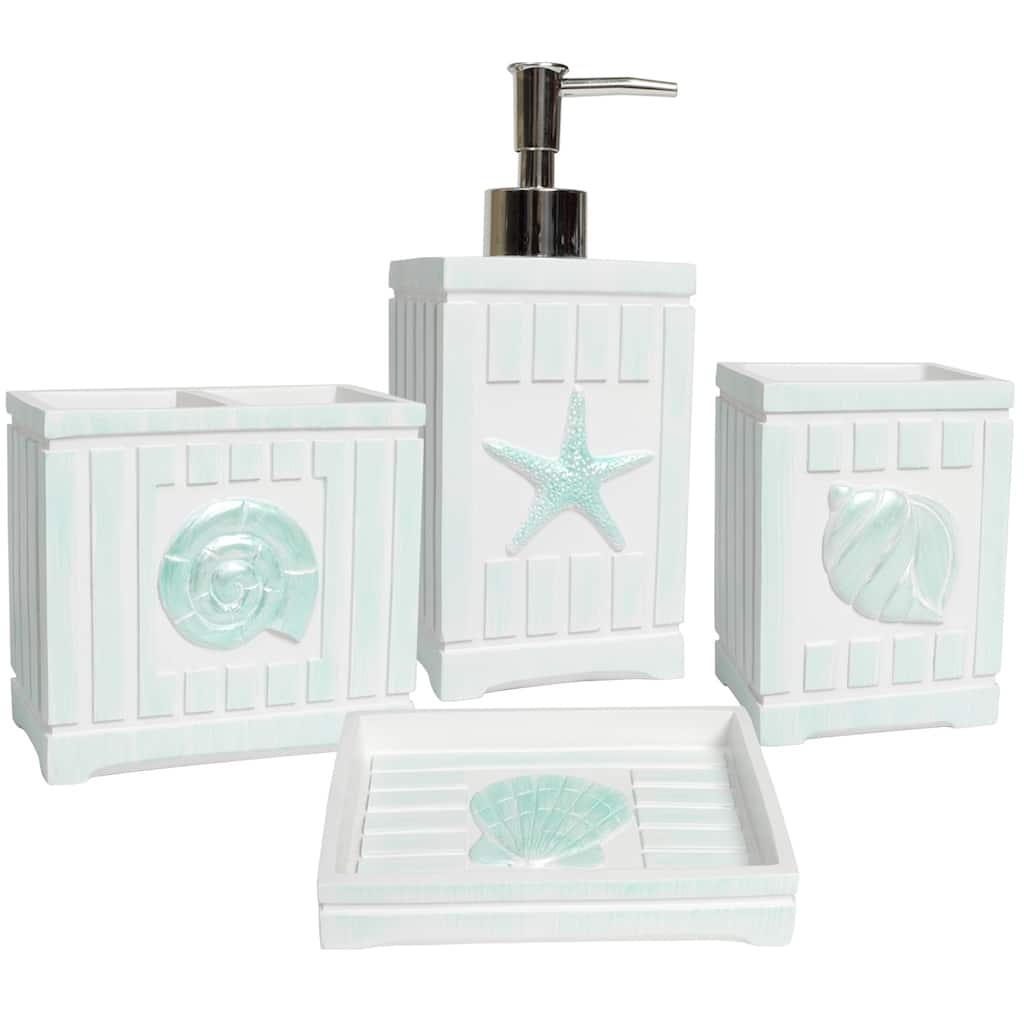 Beach Shells Handcrafted Bathroom Accessories
