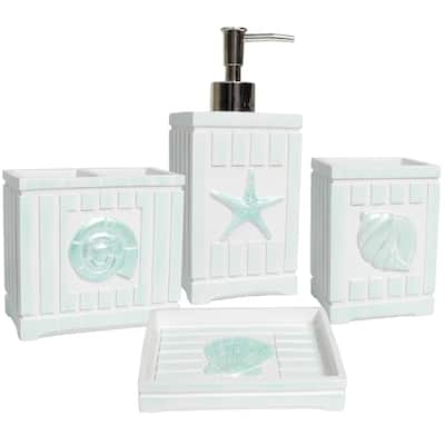 Beach Shells Handcrafted Bathroom Accessories