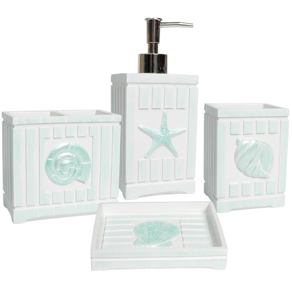 Beach Shells Handcrafted Bathroom Accessories
