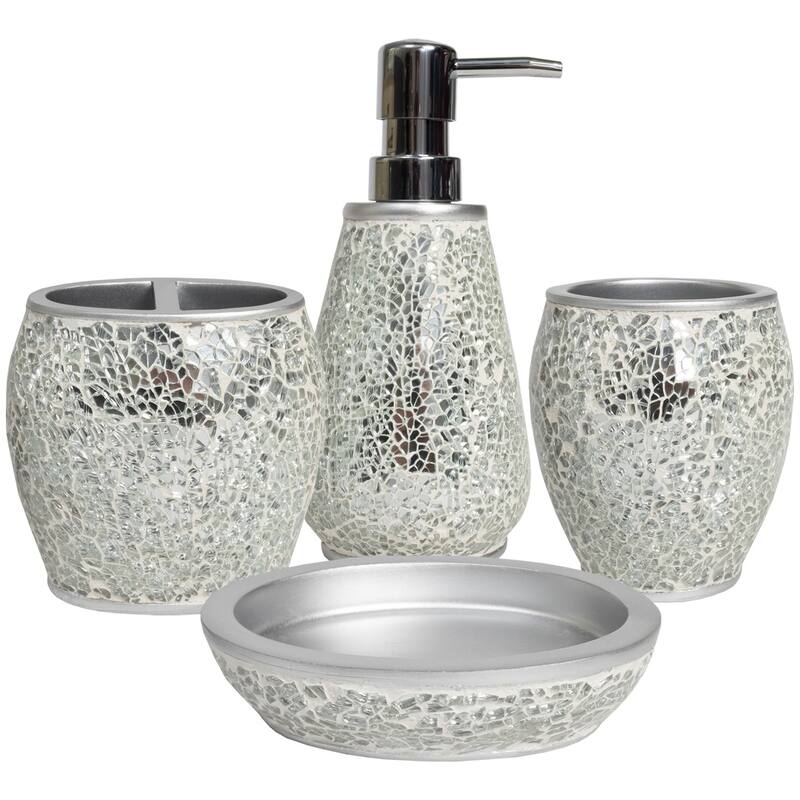 Glamour 4 Piece Bath Collection Set