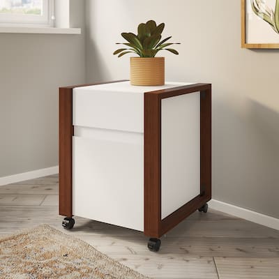 Voss 2 Drawer Mobile File Cabinet from kathy ireland Home by Bush Furniture