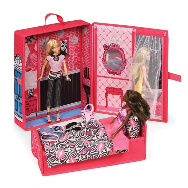 barbie doll storage case