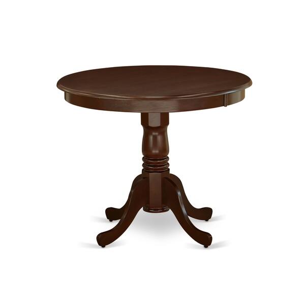 Round 36 Inch Table And Faux Leather Seat Chairs Kitchen Set Faux Leather Seat Chairs Kitchen
