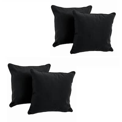 Blazing Needles 18-inch Accent Throw Pillow (Set of 4)