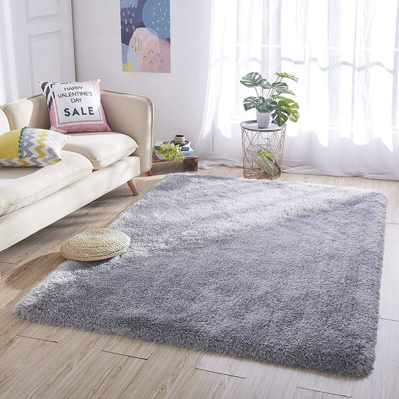 Thick Dense Pile Super Soft Shag Area Rug - Overstock - 28712701