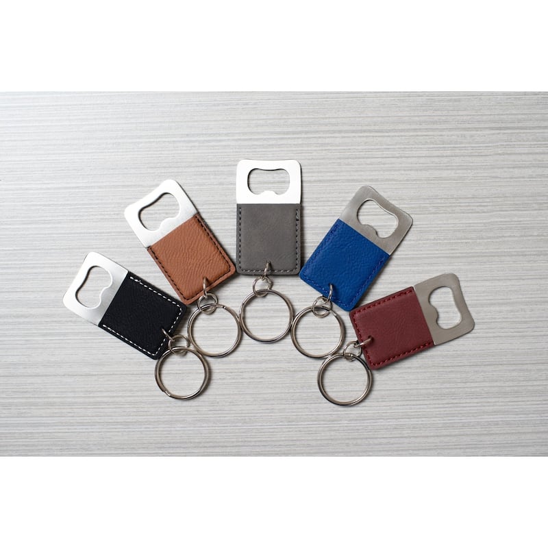 Caddy Bay Collection Bottle Opener Keychain - 5 Colors - Blue