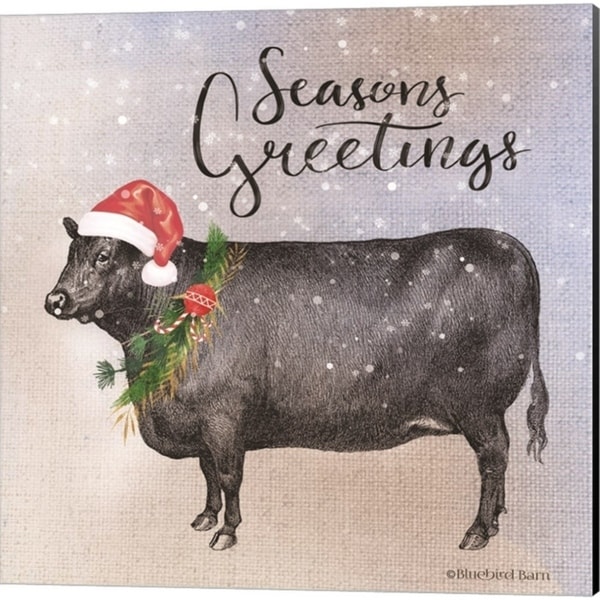 Bluebird Barn 'Vintage Christmas Be' Canvas Art (Set of 2) - Bed