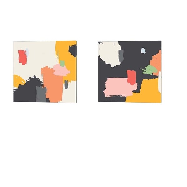 Tammy Apple 'Happen Stance' Canvas Art (Set of 2)