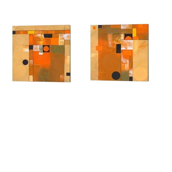 Deborah Colter 'Soleil' Canvas Art (Set of 2)
