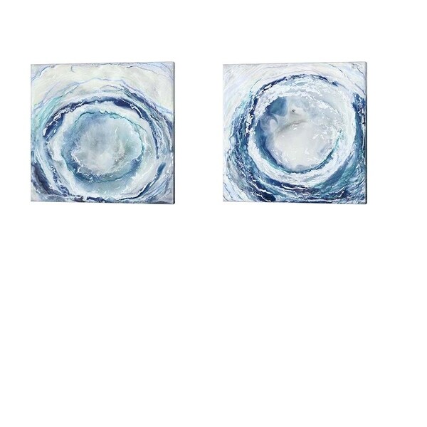 Renee Stramel 'Ocean Eye' Canvas Art (Set of 2)