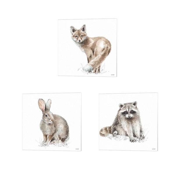 Lisa Audit 'Forest Friends' Canvas Art (Set of 3)