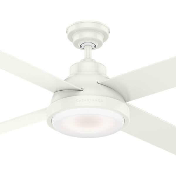 Shop Casablanca 54 Levitt Fresh White Indoor Ceiling Fan With