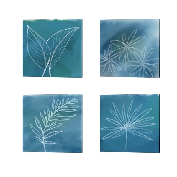 Anne Seay 'Tropical' Canvas Art (Set of 4)