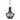 Elsa 3-light Black Genie Bottle Pendant