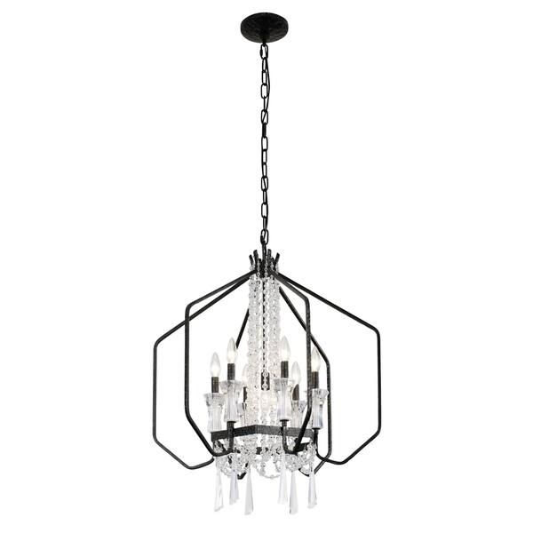 Barcelona 7 Light Onyx Crystal Pendant Overstock Barcelona 7 Light Onyx Crystal Pendant Overstock