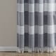 preview thumbnail 3 of 16, Porch & Den Luna Stripe Pattern Cotton Curtain Panel Pair with Knotted Tassels