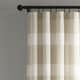preview thumbnail 14 of 16, Porch & Den Luna Stripe Pattern Cotton Curtain Panel Pair with Knotted Tassels