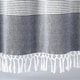 preview thumbnail 5 of 16, Porch & Den Luna Stripe Pattern Cotton Curtain Panel Pair with Knotted Tassels