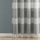 preview thumbnail 10 of 16, Porch & Den Luna Stripe Pattern Cotton Curtain Panel Pair with Knotted Tassels