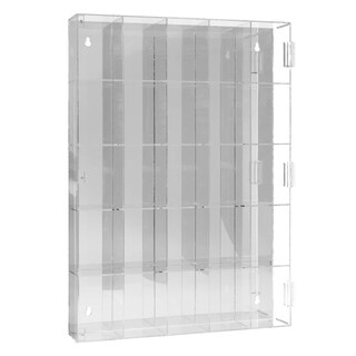 Acrylic Display Box with Mirrored Back & 25 Compartments