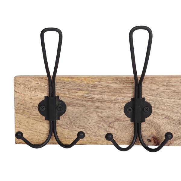 Shop Porch Den Meeker Hard Wood Utility Wall Mounted Coat Rack