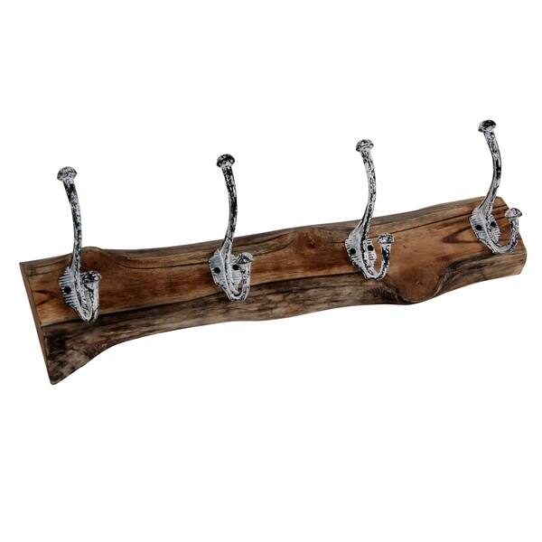 Shop Porch Den Meeker Hard Wood Utility Wall Mounted Coat Rack
